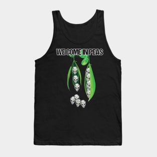 We Come In Peace Shirt | Funny Cosmic Alien Quote Gift Tank Top